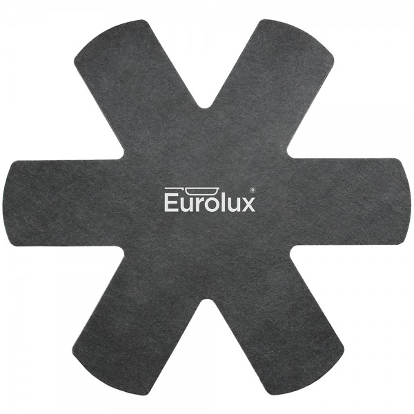Eurolux Pfannenschoner-Set (3 Stück), anthrazit