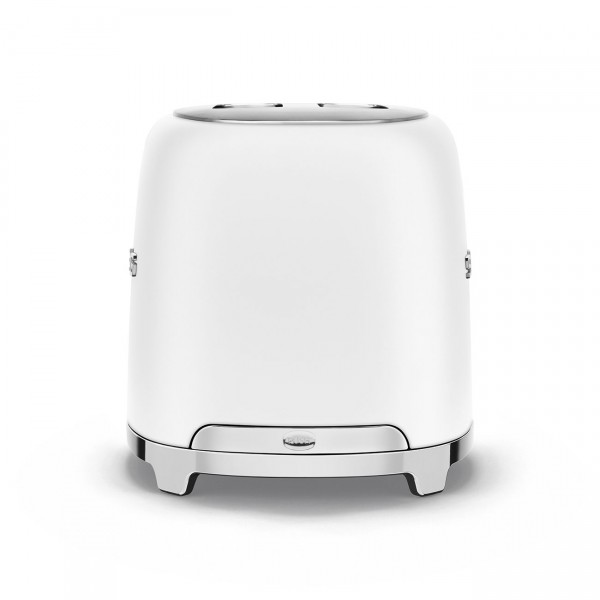 SMEG 2-Schlitz Toaster Kompakt in Weiß Matt